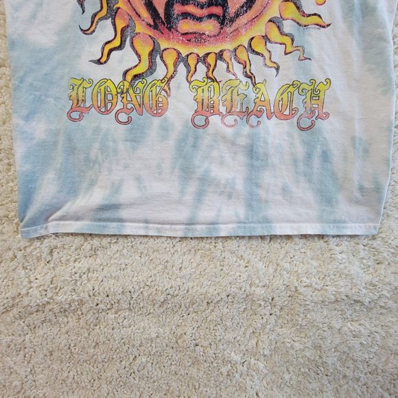 Sublime Long Beach Tie-Dye T-Shirt Medium Band Tee Soft Cotton Unisex Top - Picture 9 of 11